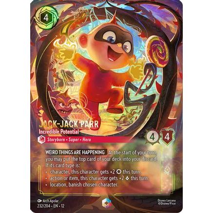 Jack-Jack Parr - Incredible Potential (Enchanted) (232/204) - Wilds Unknown Holofoil