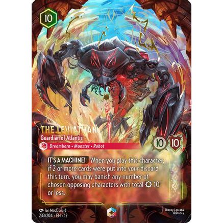 The Leviathan - Guardian of Atlantis (Enchanted) (233/204) - Wilds Unknown Holofoil