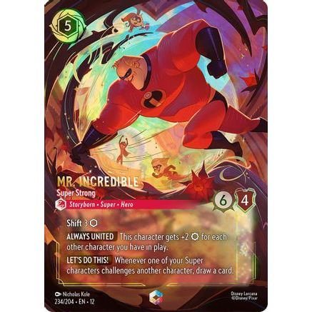 Mr. Incredible - Super Strong (Enchanted) (234/204) - Wilds Unknown Holofoil