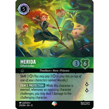 Merida - Gifted Archer (Epic) (213/204) - Wilds Unknown Holofoil