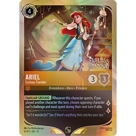 Ariel - Curious Traveler (43) - Disney Lorcana Promo Cards Holofoil