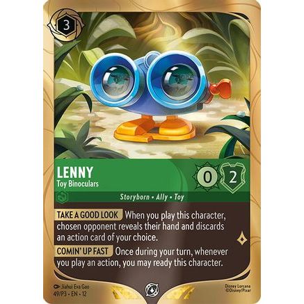 Lenny - Toy Binoculars (49) - Disney Lorcana Promo Cards Holofoil