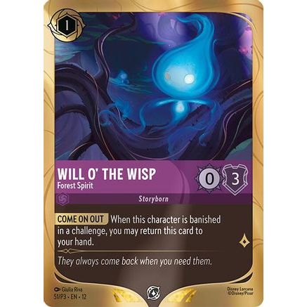 Will o' the Wisp - Forest Spirit (51) - Disney Lorcana Promo Cards Holofoil