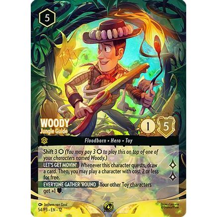 Woody - Jungle Guide (Store Championship) (54) - Disney Lorcana Promo Cards Holofoil