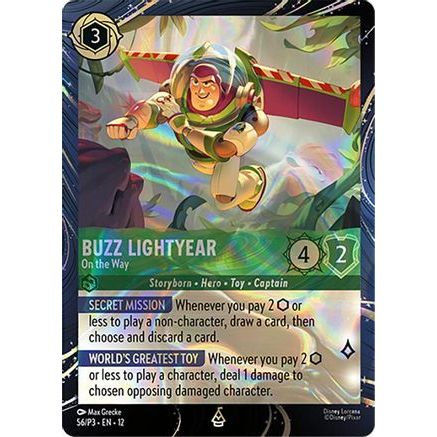 Buzz Lightyear - On the Way (56) - Disney Lorcana Promo Cards Holofoil