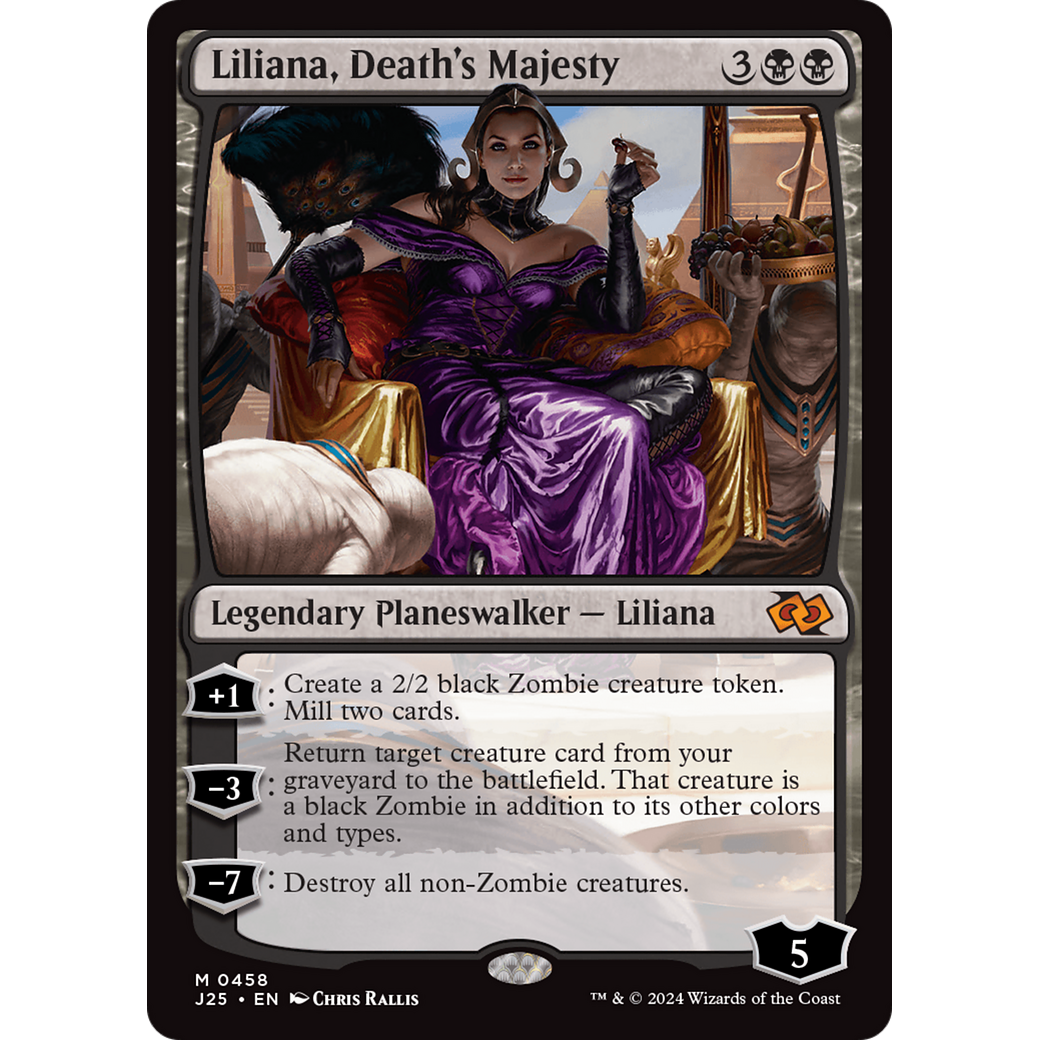 Liliana, Death's Majesty (J25-458) - Foundations Jumpstart