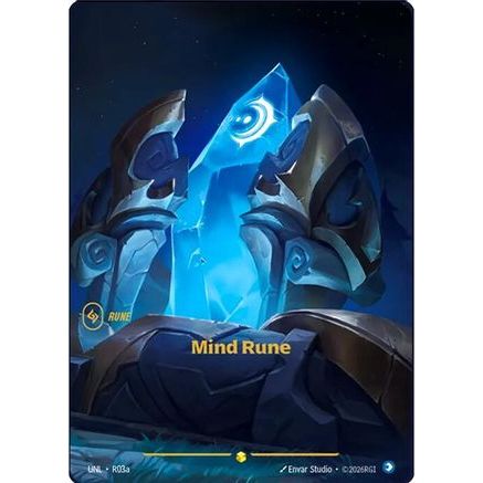 Mind Rune (Alternate Art) (R03a) - Unleashed Foil