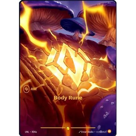 Body Rune (Alternate Art) (R04a) - Unleashed Foil