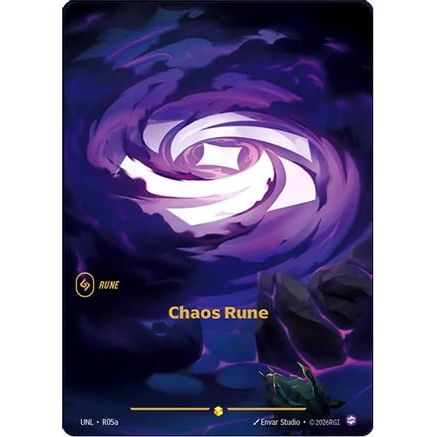 Chaos Rune (Alternate Art) (R05a) - Unleashed Foil