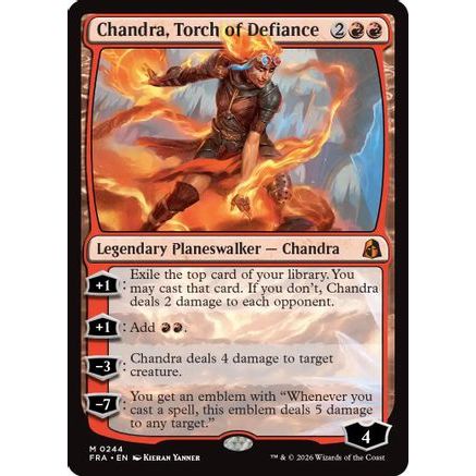 Chandra, Torch of Defiance (FRA-244) - Reality Fracture Foil