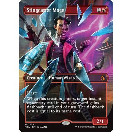 Stingcaster Mage (Borderless) (0329) (FRA-329) - Reality Fracture