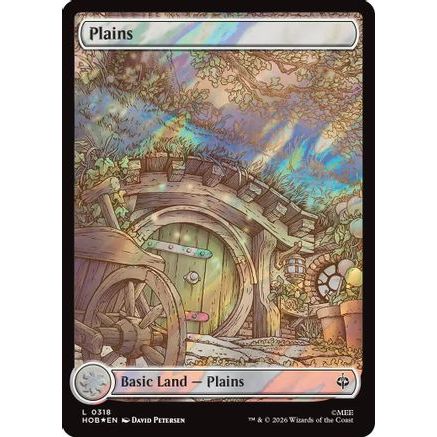 Plains (0318) (Surge Foil) (HOB-318) - The Hobbit Foil