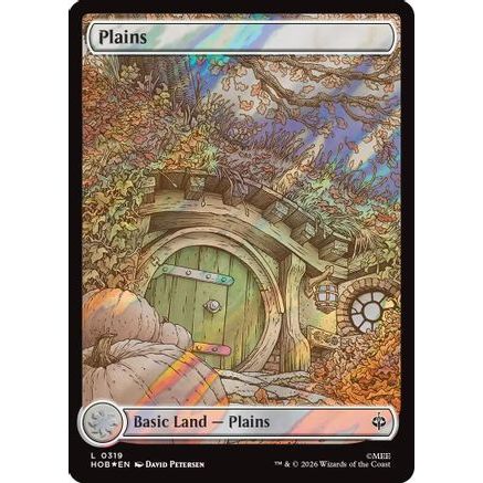 Plains (0319) (Surge Foil) (HOB-319) - The Hobbit Foil