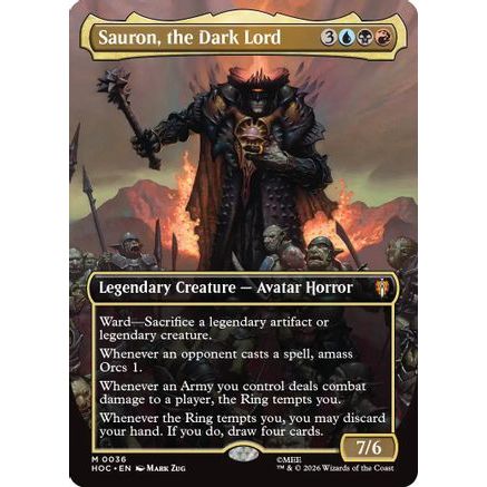 Sauron, the Dark Lord (Borderless) (HOC-036) - The Hobbit