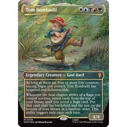 Tom Bombadil (Borderless) (Surge Foil) (HOC-078) - The Hobbit Foil