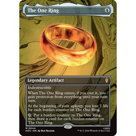 The One Ring (Borderless) (HOC-044) - The Hobbit