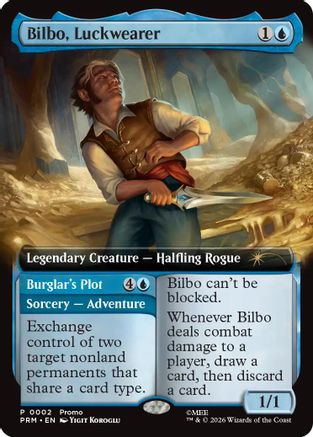 Bilbo, Luckwearer (Extended Art) (PRM-002) - Promo Pack: The Hobbit Foil