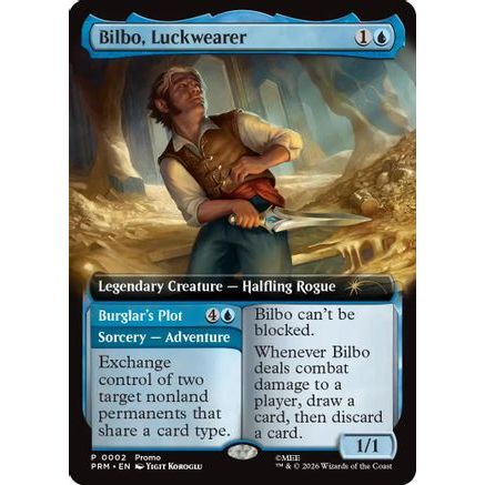 Bilbo, Luckwearer (Extended Art) (PRM-002) - Promo Pack: The Hobbit Foil
