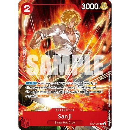 Sanji (Welcome Pack 2026 Vol.1) (ST21-003) - One Piece Promotion Cards