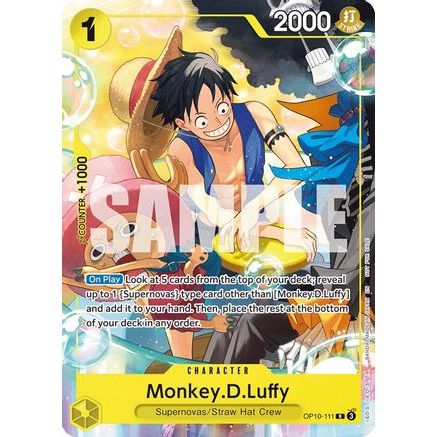 Monkey.D.Luffy (Welcome Pack 2026 Vol.1) (OP10-111) - One Piece Promotion Cards