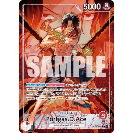 Portgas.D.Ace (Alternate Art) (OP16-001) - The Time of Battle Foil