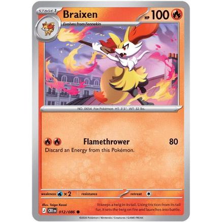 Braixen 12 - ME04 Chaos Rising