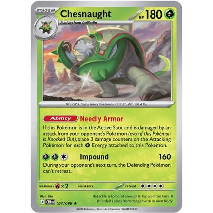Chesnaught 7 - ME04 Chaos Rising Holofoil