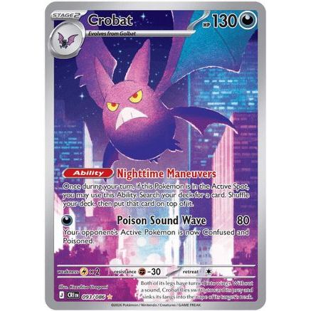 Crobat - 093/086 93 - ME04 Chaos Rising Holofoil