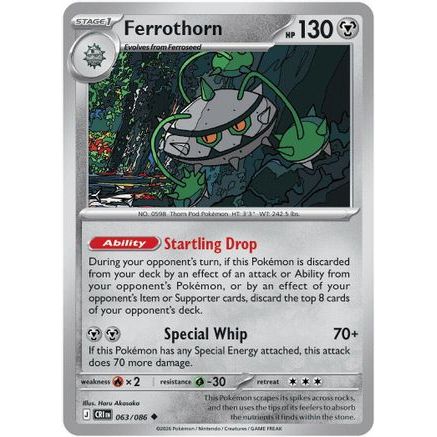 Ferrothorn 63 - ME04 Chaos Rising Reverse Holofoil