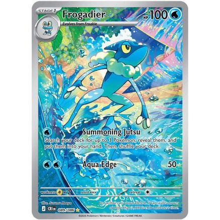 Frogadier - 089/086 89 - ME04 Chaos Rising Holofoil