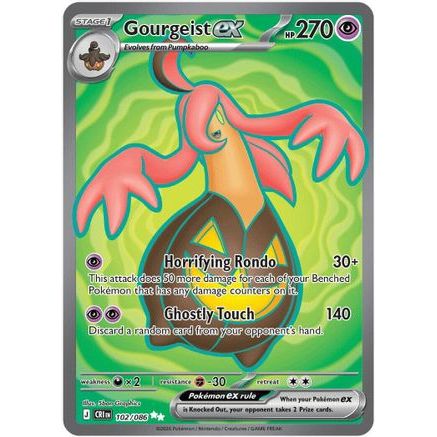 Gourgeist ex - 102/086 102 - ME04 Chaos Rising Holofoil