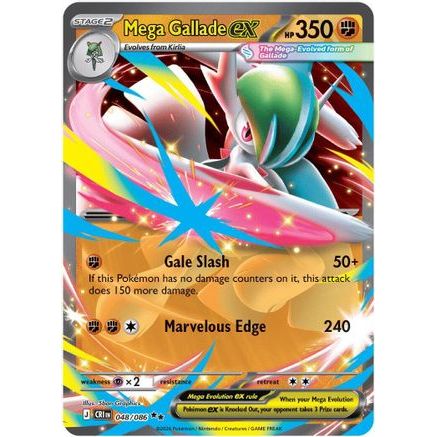 Mega Gallade ex 48 - ME04 Chaos Rising Holofoil