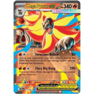 Mega Pyroar ex - 015/086 15 - ME04 Chaos Rising Holofoil