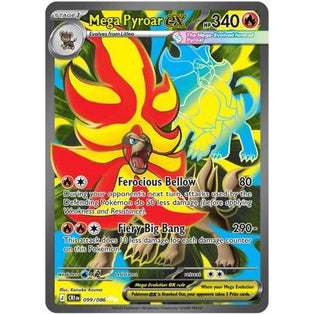 Mega Pyroar ex - 099/086 99 - ME04 Chaos Rising Holofoil