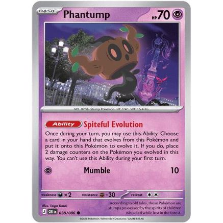 Phantump 38 - ME04 Chaos Rising Reverse Holofoil