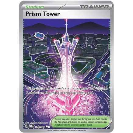 Prism Tower - 111/086 111 - ME04 Chaos Rising Holofoil