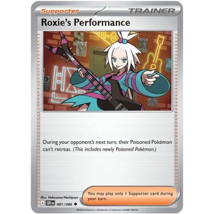 Roxie's Performance - 081/086 81 - ME04 Chaos Rising Reverse Holofoil