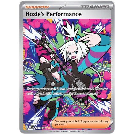 Roxie's Performance - 121/086 121 - ME04 Chaos Rising Holofoil