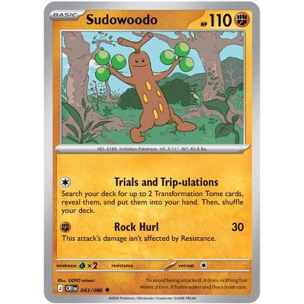 Sudowoodo 43 - ME04 Chaos Rising