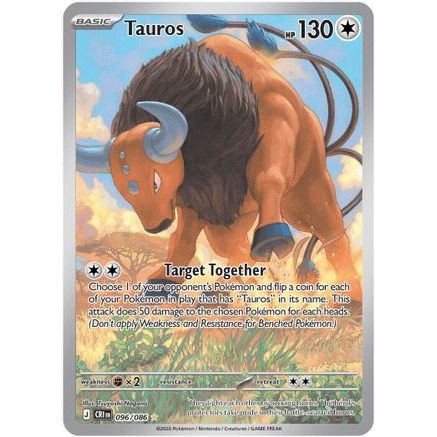 Tauros - 096/086 96 - ME04 Chaos Rising Holofoil