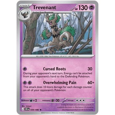 Trevenant 39 - ME04 Chaos Rising Reverse Holofoil