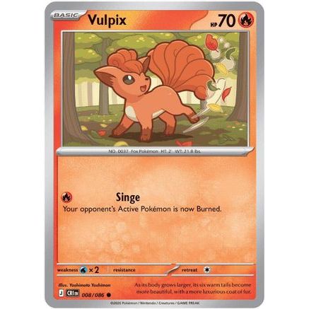 Vulpix 8 - ME04 Chaos Rising