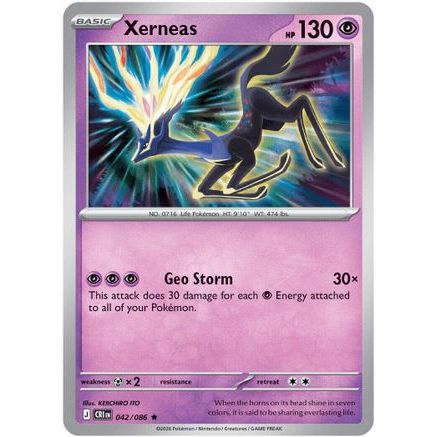 Xerneas - 042/086 42 - ME04 Chaos Rising Reverse Holofoil