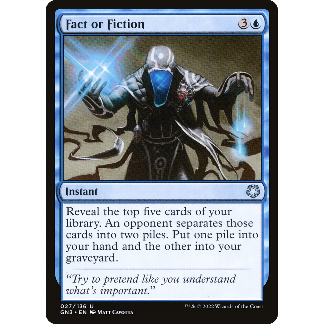 Fact or Fiction (GN3-027) - Game Night: Free-for-All