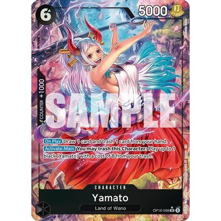 Yamato (098) (Alternate Art) (OP16-098) - The Time of Battle Foil