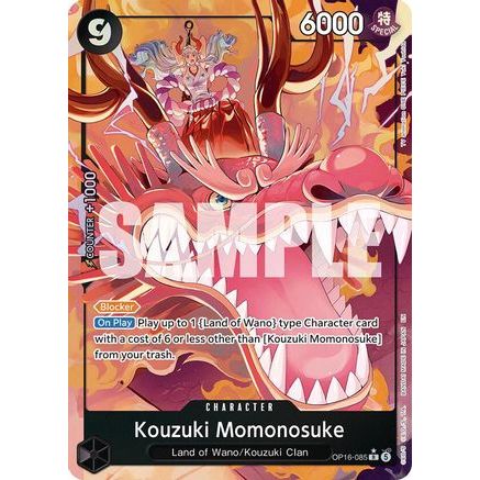 Kouzuki Momonosuke (085) (Alternate Art) (OP16-085) - The Time of Battle Foil