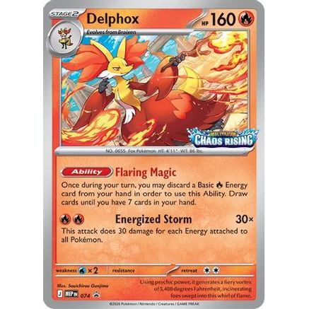 Delphox - 074 74 - ME Mega Evolution Promo Holofoil