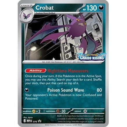 Crobat - 076 76 - ME Mega Evolution Promo Holofoil