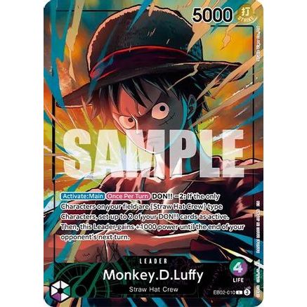 Monkey.D.Luffy (Official Playmat Limited Edition Vol.5) (EB02-010) - One Piece Promotion Cards Foil