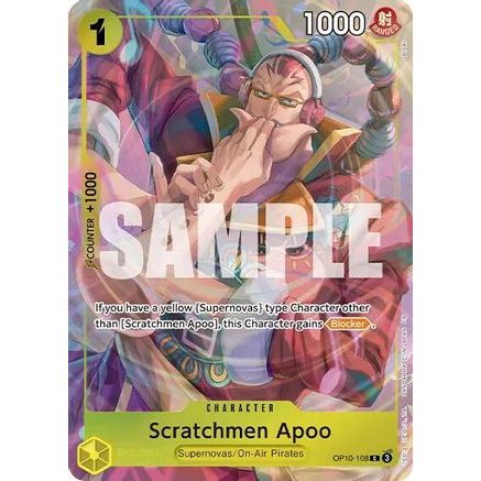 Scratchmen Apoo (Premium Card Collection -Best Selection Vol. 6-) (OP10-108) - One Piece Promotion Cards Foil
